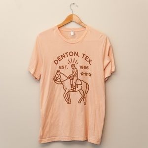 Denton Texas Cowboy tee from Pan Ector Industries
